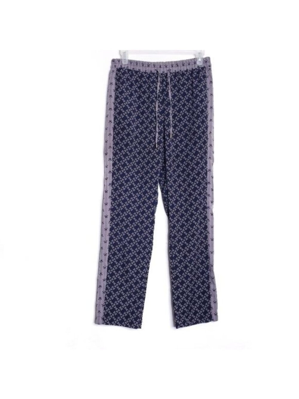Skies Are Blue Gray & Blue Casual Lightweight Lounge Pants Women's Size Small